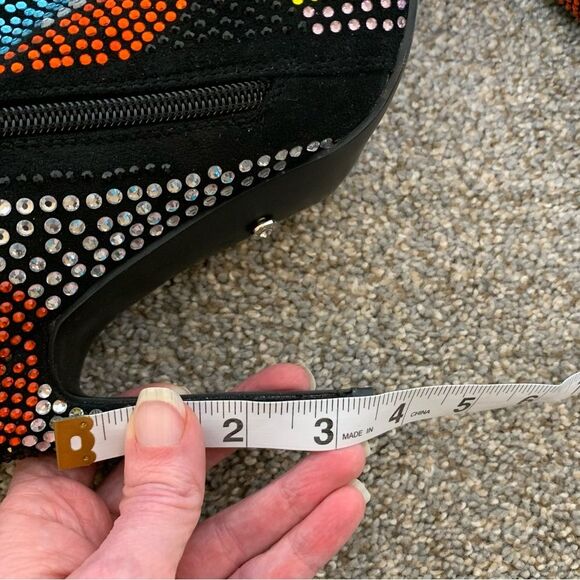 AZALEA WANG Glamoraour EMBELLISHED STILETTO BOOT thigh high 4in heel woman’s 7 - Picture 5 of 9